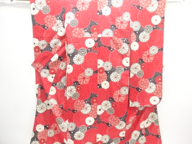 JAPANESE KIMONO / FURISODE / KIKU 